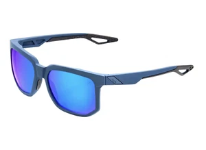 100% Sunglasses - Centric - Soft Tact Blue - Blue Multilayer Mirror Lens - Picture 1 of 2