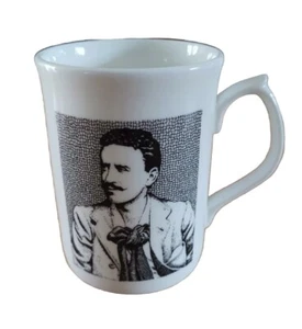 Rare Vintage Porcelain Charles Rennie Mackintosh Portrait Mug Hutton Carvel UK - Picture 1 of 7