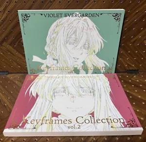 VIOLET EVERGARDEN Book Keyframes Collection 1 2 Set Kyoto Animation Used - Picture 1 of 6