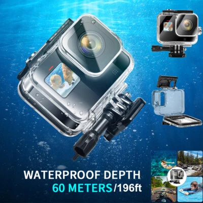 AICASE For GoPro Hero 8 Black Waterproof Case 196ft Underwater Housing Shell Protective