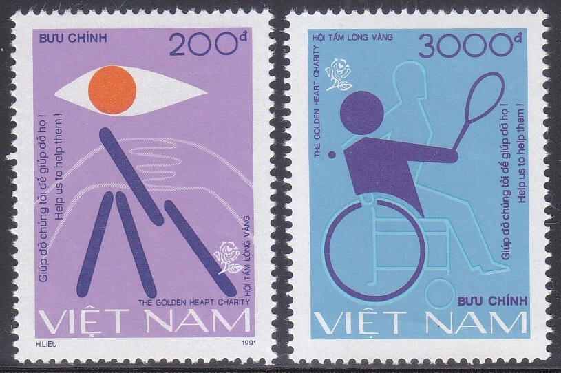 Vietnam 1991 (2383-2384) Healthcare - Image 1 of 1