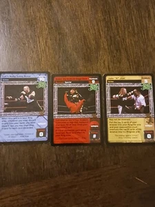 Raw Deal Road Dogg Jesse James WWE WWF Superstar 3 Rare Cards 2001 NM - Picture 1 of 1