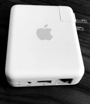 ESTAÇÃO BASE ROTEADOR SEM FIO APPLE AIRPORT EXPRESS GENUÍNA (A1084) TESTADA - Imagem 1 de 3