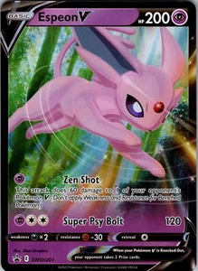 Espeon V - SWSH201 - SWSH: Sword & Shield Promo Cards (SWSD) Near Mint - Picture 1 of 2