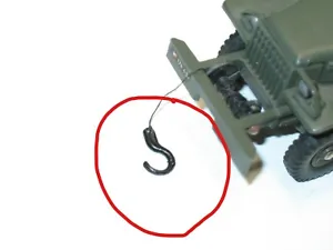 Dinky Toys, Hook for the Front Winch of the Military / Civil GMC Truck (R25) - Picture 1 of 2