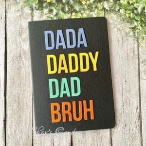 BRUH Fathers Day card, Funny card from Teens/tweens, Handmade in Australia - Picture 1 of 8