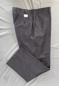 J Ferrar Flat Front Washable Microfiber Dress Pants, Slacks. Men's 36X30, NWT!! - Picture 1 of 9