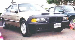 Colgan Front End Mask Bra 2pc. Fits BMW 740il 750Li 1995-1998 W/O License Pl. - Picture 1 of 1