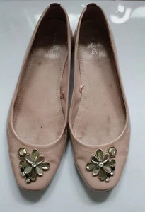 NEXT beige ballet flats womens size 5 - Picture 1 of 9