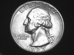 1937 Washington Quarter --- Almost Uncirculated +++ - Picture 1 of 8