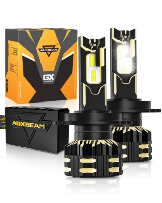 for Harley Motorcycle H4 9003 LED Bulbs White Hi/Lo Beam Headlight Super Bright - Image 1 of 4