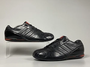 Scarpe da guida Adidas Porsche Design S2 da uomo US 11 UK 10,5 sneakers in pelle nera - Foto 1 di 13