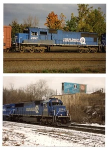 Lot of 10 Conrail Locomotive ORIGINAL 4 x 6 Color Photo Prints - Picture 1 of 5