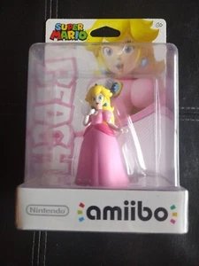 Princess Peach Amiibo Nintendo Super Mario - NUOVO CON SCATOLA SIGILLATO in fabbrica - Foto 1 di 2