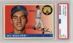1955 Topps Al Kaline #4 PSA 5.5 Beautiful Centered Clean Detroit Tigers HOF - Picture 1 of 2