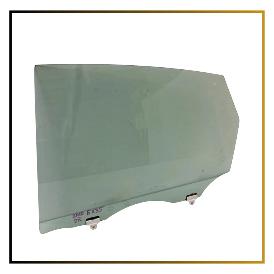 08-12 Infiniti EX35 Conductor Lado Izquierdo Puerta Trasera Ventana Vidrio Conjunto OEM Foto 1 de 4