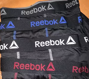 Reebok performance stretch training set of 4 Boxer briefs 6” inseam SZ M NWT - Picture 1 of 4