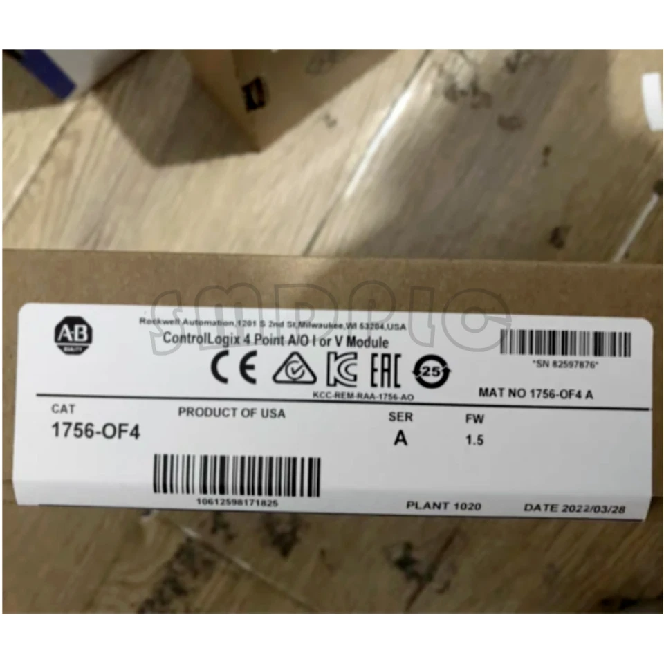 1756-OF4 AB ControlLogix 4 Pt A/O I or V Module New Sealed 1756-OF4 GN - Image 1 of 1