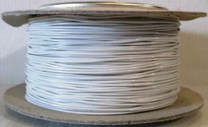 Modelo de cable de motor de ferrocarril/ferrocarril/punto - 100 m rollo 7/0,2 mm 1,4A blanco T48 - Imagen 1 de 9