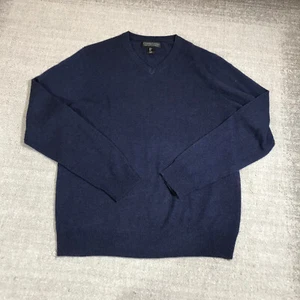 New Christian Lacroix Sweater Mens Large Pullover Cashmere Blue Italian A3234 - Picture 1 of 10