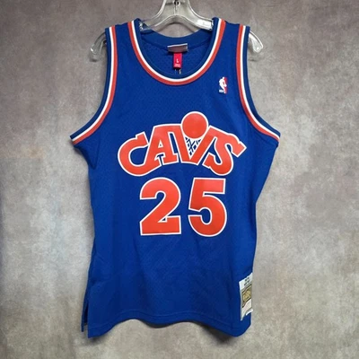 NWT Mitchell & Ness 1998 Cleveland Cavaliers Mark Price 25 Jersey Sz L $130 Flaw - Image 1 of 4