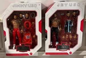 2er SET JIMMY USO & JEYUSO WWE ULTIMATE EDITION 26 ACTIONFIGUREN 2025 MISB - Bild 1 von 4