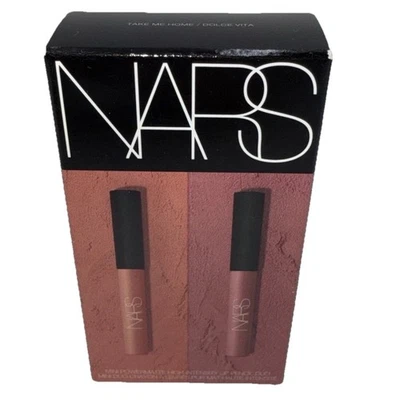 Lápiz labial de alta intensidad NARS Mini Powermatte Dolce Vita Take Me Home X2 nuevo en caja Foto 1 de 4