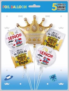 US Seller Fathers Day Balloon 5PK Party Wedding Birthday Baby Shower Annualve... - Bild 1 von 12