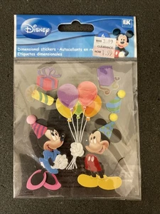 EK Success Jolee’s Boutique Disney Mickey Mouse Dimensional Birthday Stickers - Afbeelding 1 van 8