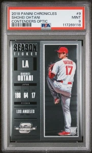 2018 Panini Chronicles Contenders Optic Shohei Ohtani #9 PSA 9 - Picture 1 of 2
