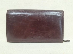 Gianni Conti ®️ Genuine Leather - Vera Pelle - Continental Style Wallet - Brown - Picture 1 of 12