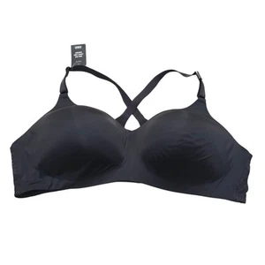 Torrid Curve Wire Free Lightly Lined Everyday Black Bra With Tags Size 46C - Picture 1 of 6