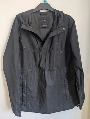 RVCA Black Hooded Jacket Size S (T33) - Image 1 of 4