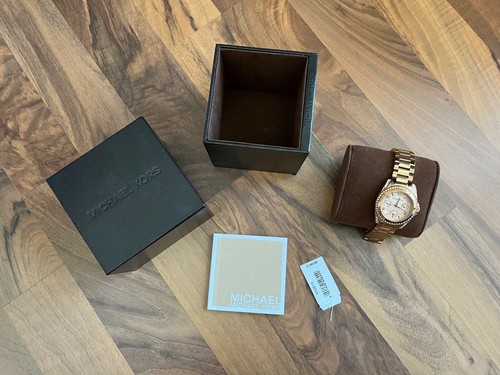 Orologio orologio da polso di Michael Kors come nuovo oro rosa!