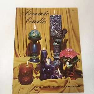 Romantic Candles You Can Make Yourself Vtg 1967 Craft Book - Picture 1 of 4