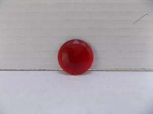 1 1/4 ZOLL ODER 31,75 MM ROT FACETTIERTE JUWELEN FLACHE RÜCKSEITE HERGESTELLT IN GERMANY NEU - Bild 1 von 2