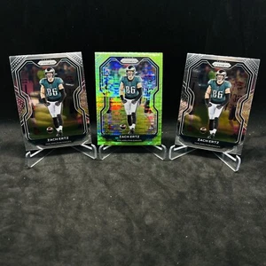 2020 Panini Prizm Neon Green Pulsar Zach Ertz #170 Lo T (3) - Picture 1 of 2