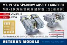 VETERAN 1/350 VTM-35019 MK-29 SEA SPARROW MISSLE LAUNCHER (2 KINDS OF MISSLES)
