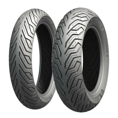 PAAR MOTORRADREIFEN MICHELIN 120/80-14 58S + 120/70-10 54L CITY GRIP 2 - Bild 1 von 4