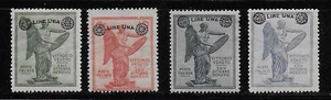 ITALIEN Königreich 1924 Sieg ovpt postfrisch - ss # Sass. 158-61  - Bild 1 von 1