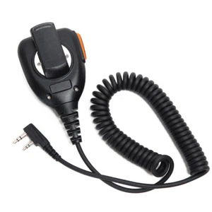 Portable Handheld Speaker Mic Shoulder Microphone 2-Pin for Walkie Talkie - Zdjęcie 1 z 5