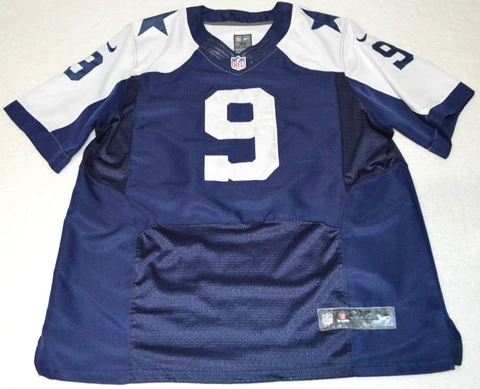 Nike NFL On-Field Dallas Cowboys #9 Tony Romo Football Jersey Size 48 Rare Cover