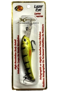 Bass Pro Shops XPS 3" Lazer Eye Shad Natural Perch 3/8oz Diving Lure 5'-7' Depth - Picture 1 of 16