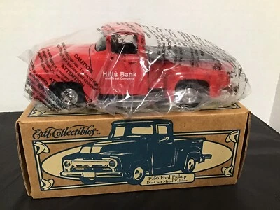 Ertl Collectibles 1956 Ford Pickup 1/25 Hills Bank And Trust Co. Iowa From 1995 - Image 1 of 4