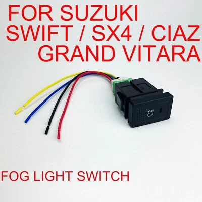 Front Fog Light Switch Button fit for Suzuki SX4 Swift Grand Vitara 2006-2012 - Image 1 of 4