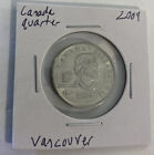 CANADA 2009 CANADIAN QUARTER DOLLAR VANCOUVER OLYMPIC HOCKEY 25 CENT COIN
