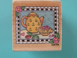 Taza de bondad imitación franqueo postoide, tetera sello de goma MARY ENGELBREIT - Imagen 1 de 2