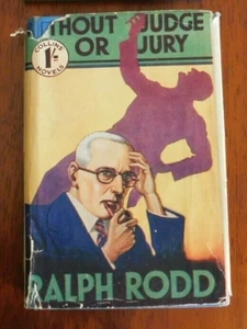 Without Judge or Jury - Ralph Rodd  1928 / 1929 Hard Cover Book &Dust Jacket - Picture 1 of 8