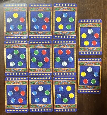 Bazaar Special Edition 1987 Game Replacement Parts: 11 “Regular” Cards -No Stars - Image 1 of 2