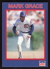 Mark Grace 1990 Starline Long John Silver's #16 Chicago Cubs {0621